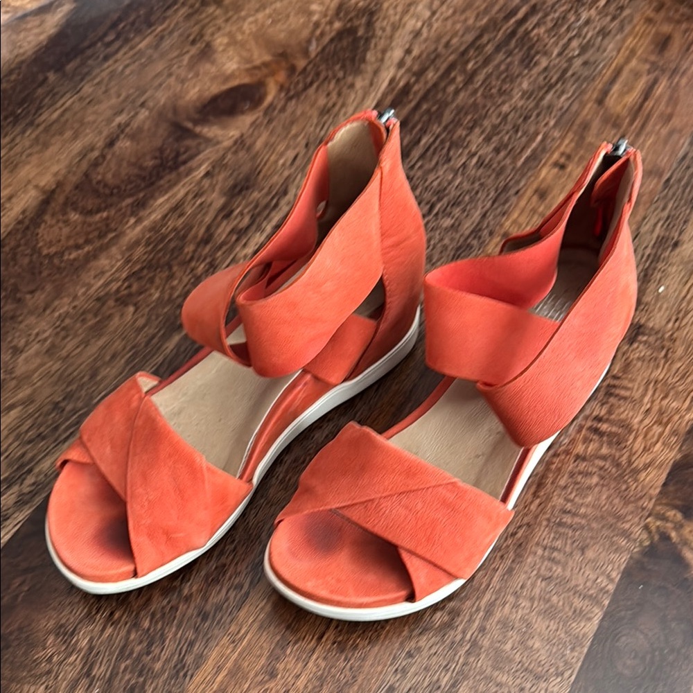 Eileen Fisher Orange Sandals
